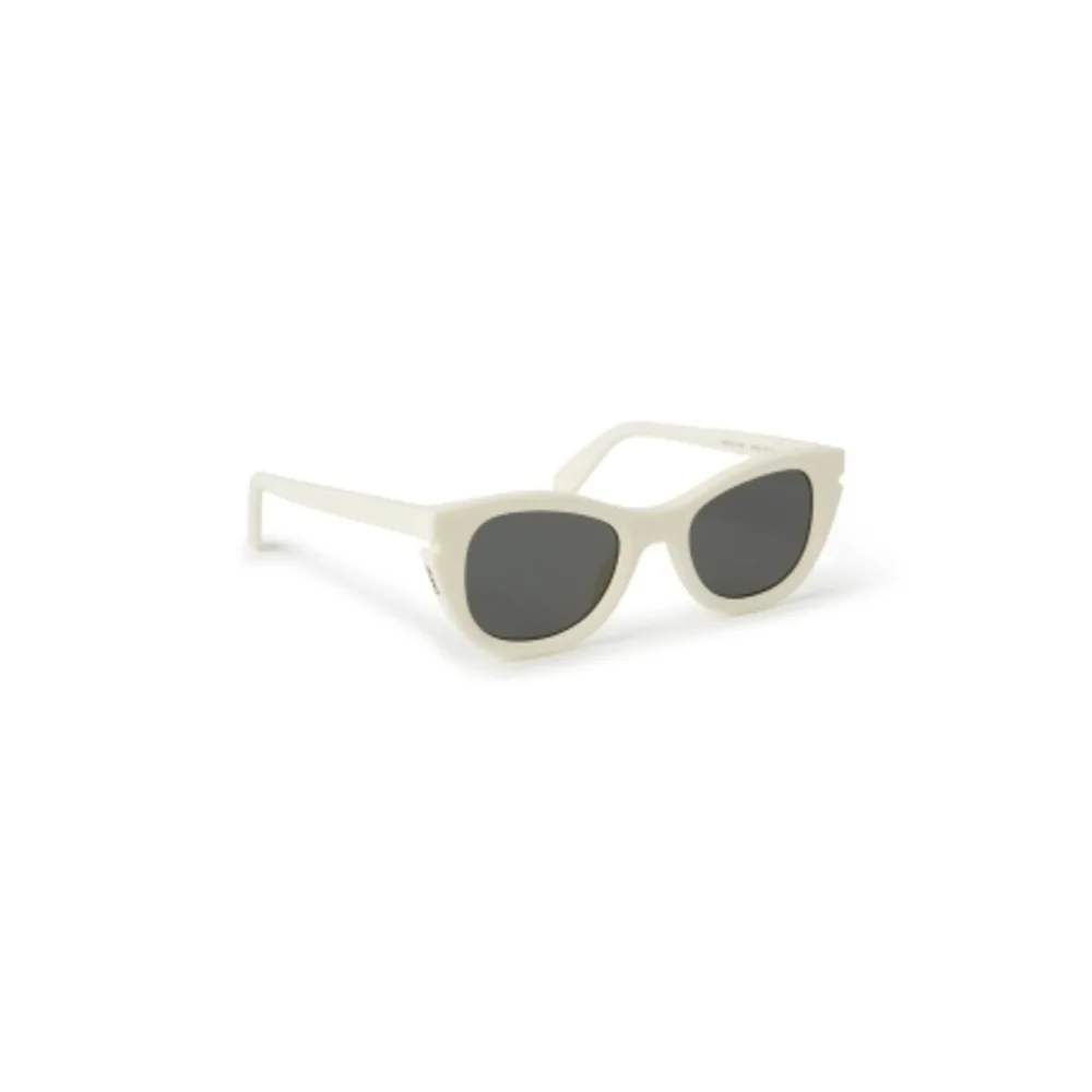 NWT Off-White Boulder White Cat Eye 50mm Sunglasses